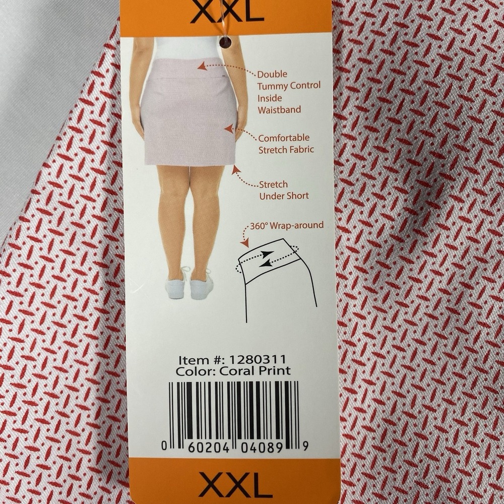NWT SC&CO Golf Skort Size XXL Comfortable Stretch 360 Tummy Control - Picture 10 of 12